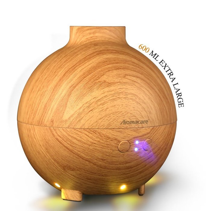 Large Aroma Globe Essential Oil Diffuser with Water 600ML , Aromatherapy Cool Mist Humidifier, Ultra Quiet Ultrasonic... N17