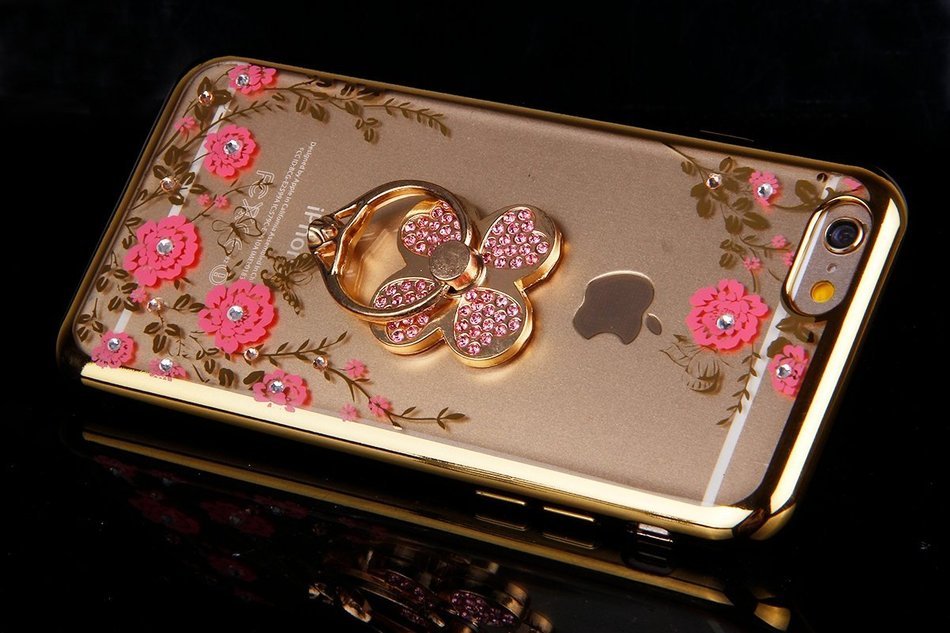 iPhone 6S Case,iPhone 6 Case, PHEZEN iPhone 6S TPU Case Luxury Bling Diamond Crystal Clear Soft TPU Silicone Back... N24