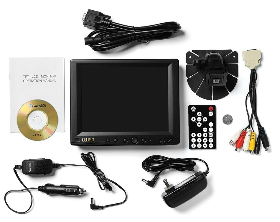 Lilliput 809GL-80NP/C/T 8" (4:3) VGA Touch Screen TFT LCD Display
