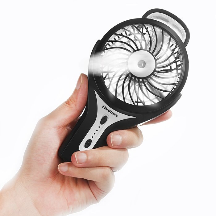 Mini Fan, Fivanus Portable Electric Handheld Misting Fan USB ...