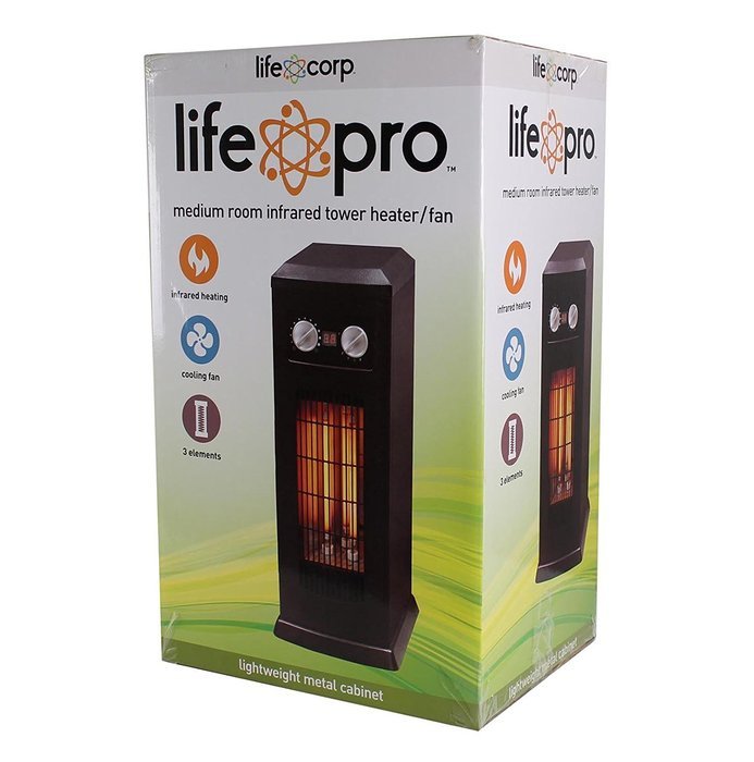 Lifesmart Lifepro Portable 1500w Medium Room Infrared Quartz Tower Heater N7 Free Image Download 0114