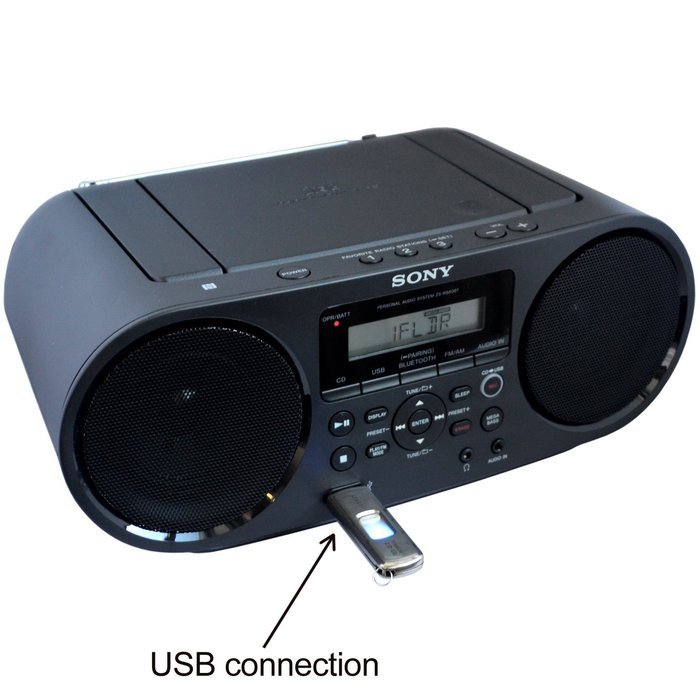 Sony Bluetooth & NFC (Near Field Communications) MP3 CD/CD-R/RW Portable MEGA BASS Stereo Boombox with Digital... N4