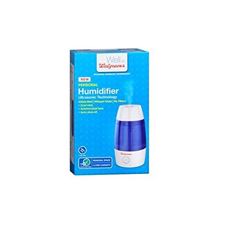 Walgreens Compact Personal Humidifier Ultrasonic Technology 1 ea