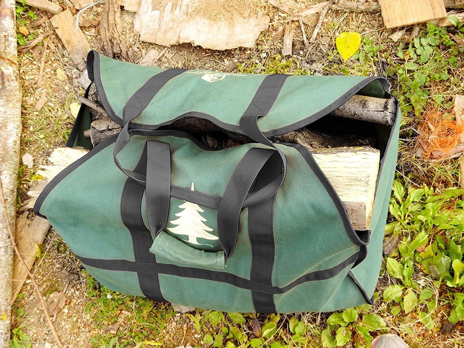 Skonzig Premium Firewood Carrier and Holder, Genuine, Super Durable Canvas, Heavyduty Log Tote, Build To Last,... N14