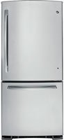 GE GBS20ESHSS 20.3 Cu. Ft. Stainless Steel Bottom Freezer Refrigerator