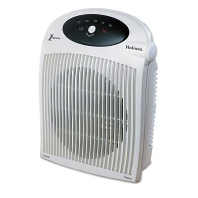 Holmes Products HFH442NUM 1500 W Heater Fan With ALCI Heater44; Plastic Case - White