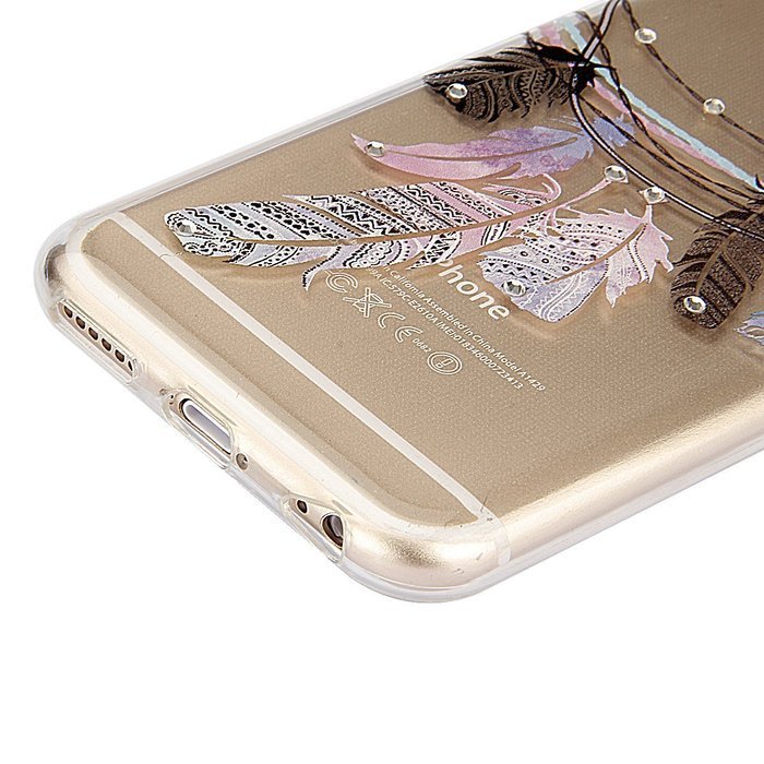 iPhone 6S Case,iPhone 6 Case, PHEZEN iPhone 6S TPU Case Luxury Bling Diamond Crystal Clear Soft TPU Silicone Back... N35