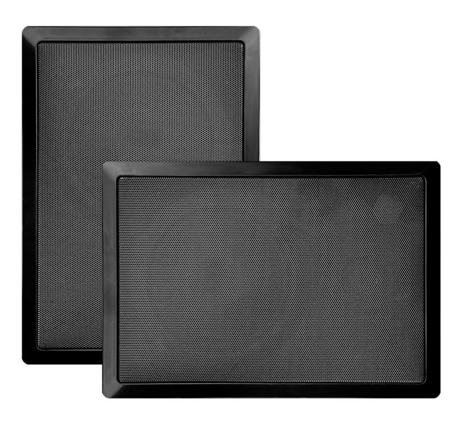 PyleHome PDIW65BK In-Wall / In-Ceiling 6.5-Inch Stereo Speakers, 2-Way, Flush Mount, Black (Pair) N2