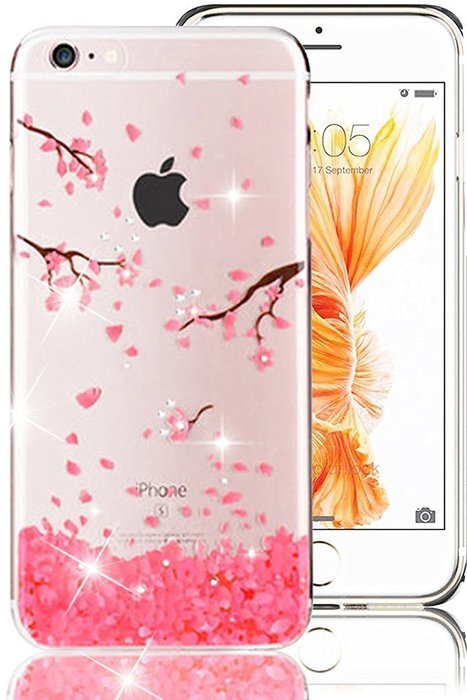iPhone 6S Case,iPhone 6 Case, PHEZEN iPhone 6S TPU Case Luxury Bling Diamond Crystal Clear Soft TPU Silicone Back... N37