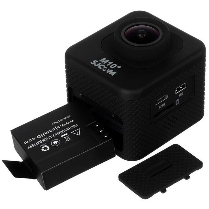 SJCAM M10 Plus Waterproof 2K Gyro Stabilization Sports Camera - Black