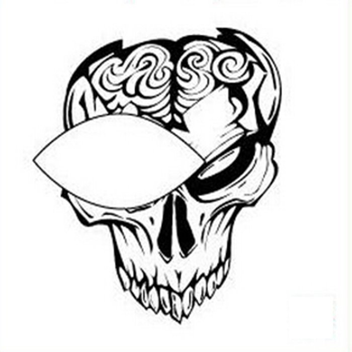 Spritech(TM) Fashionable Terrorist Monster Temporary Eye Tattoo Makeup Colorful Eye Shadow Art for Halloween Stage... N21