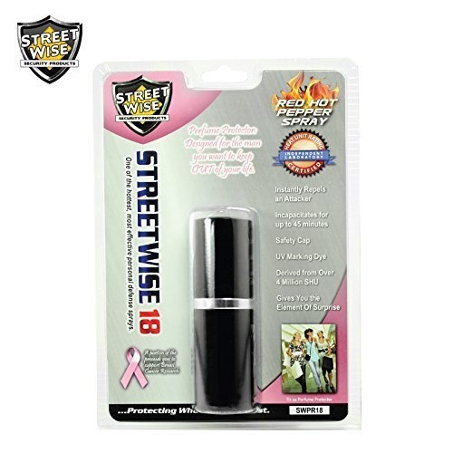 Streetwise Security Products Lab Certified Streetwise 18 3/4-Ounce Round Perfume Pepper Spray, Black by Streetwise...