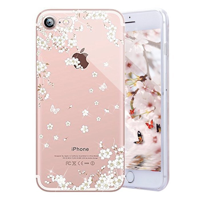 iPhone 6S Case,iPhone 6 Case, PHEZEN iPhone 6S TPU Case Luxury Bling Diamond Crystal Clear Soft TPU Silicone Back... N43