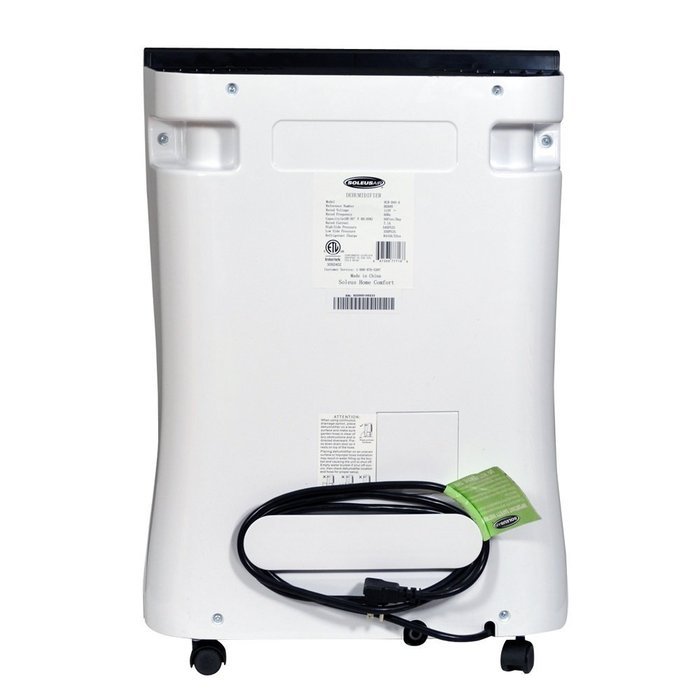 Soleus Home Comfort #BDA95, Portable Dehumidifier, 95-Pint, White N9