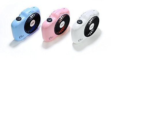 High Quality USB 5V rechargble Mini Camera Style Fan with Piano key Swtiches made of ABS material(pink) N3