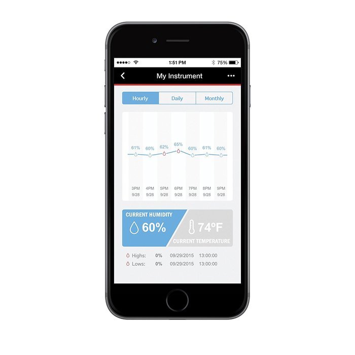D'Addario Humiditrak - Bluetooth Humidity and Temperature Sensor N5
