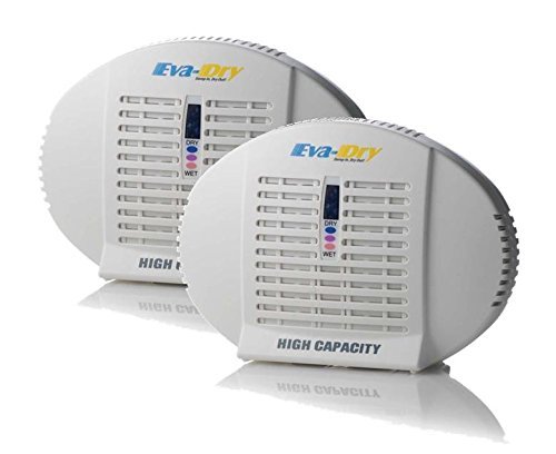 Eva-Dry Renewable Wireless High Capacity Dehumidifier E-500 2 pack