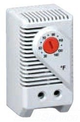 Wiegmann ETR201F Line Voltage Mechanical Thermostat - 32 to 140 &deg;F, Gray