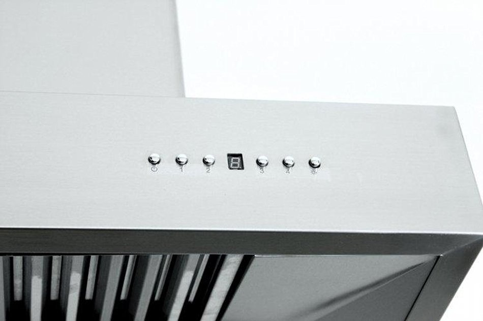 Z Line KECOMi-48 Stainless Steel Island Mount Range Hood, 48-Inch N5