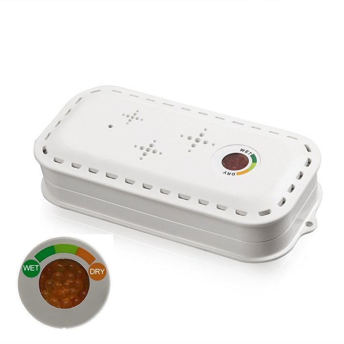 HOMY Renewable Wireless Portable Dehumidifier, Mini Dehumidifiers for Home Max 500 cubic ft. No Batteries or Cords...