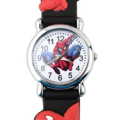 RioRand&reg; Marvel Cartoon Child Boys Kids Analog Quartz Wrist Watch Rubber