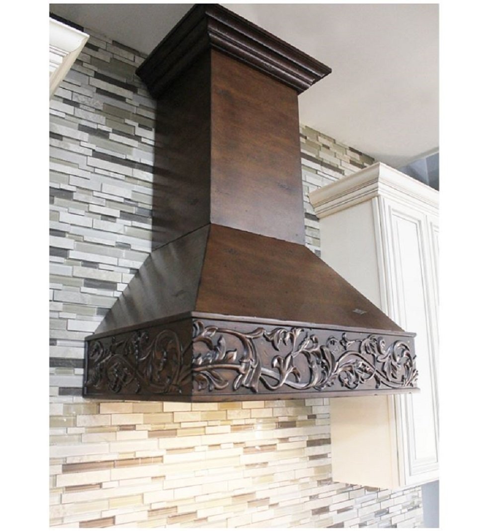 Z Line 373WH30 1200 CFM Wooden Wall Mount Range Hood, 30", Walnut/Hamilton free image download
