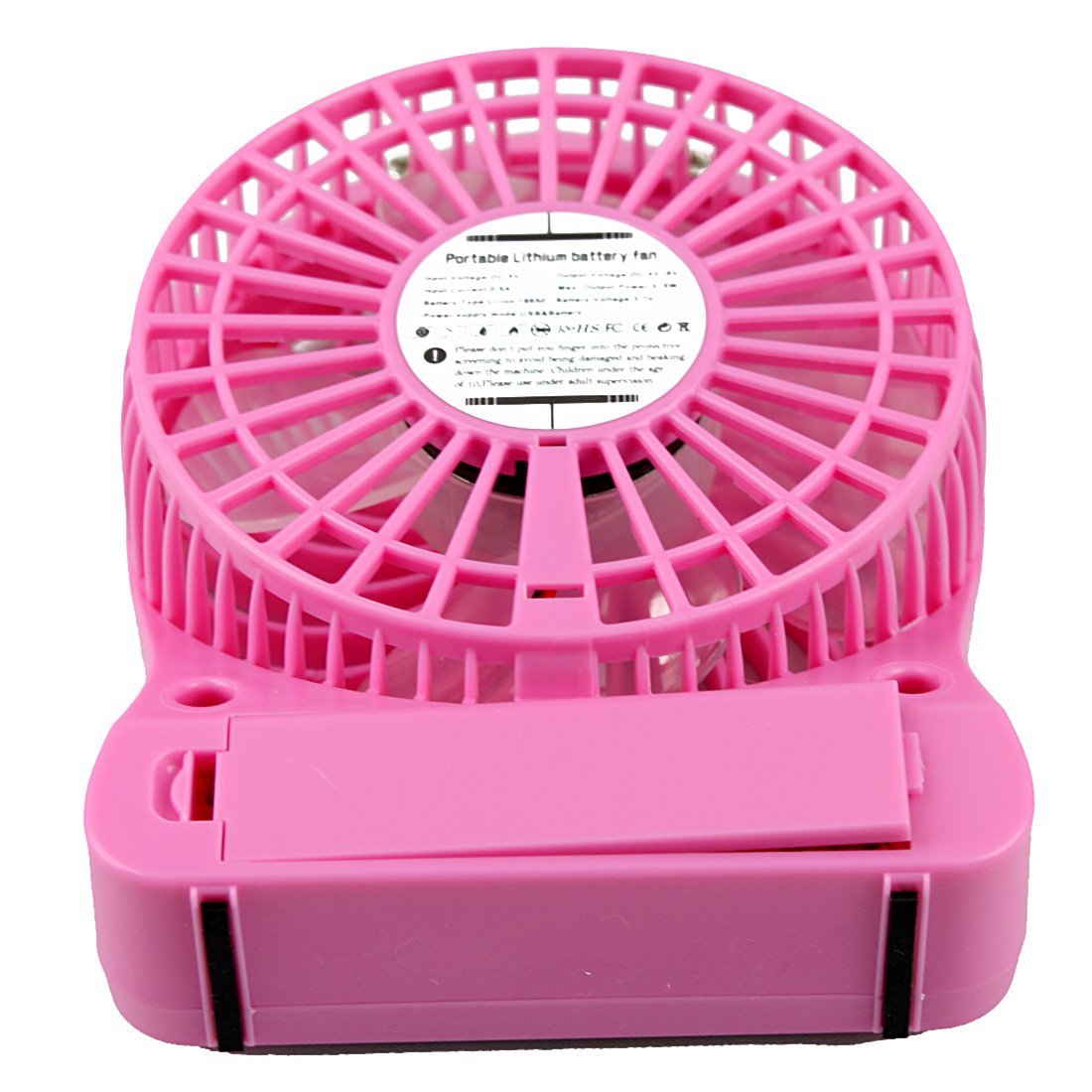 Mini lithium battery fan summer portable super big wind operated desk