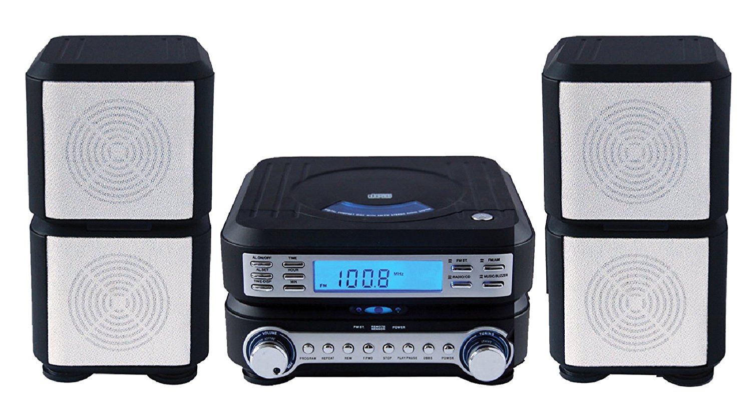 Sylvania Compact HI-FI CD Player Micro System with Stereo AM/FM Radio ...