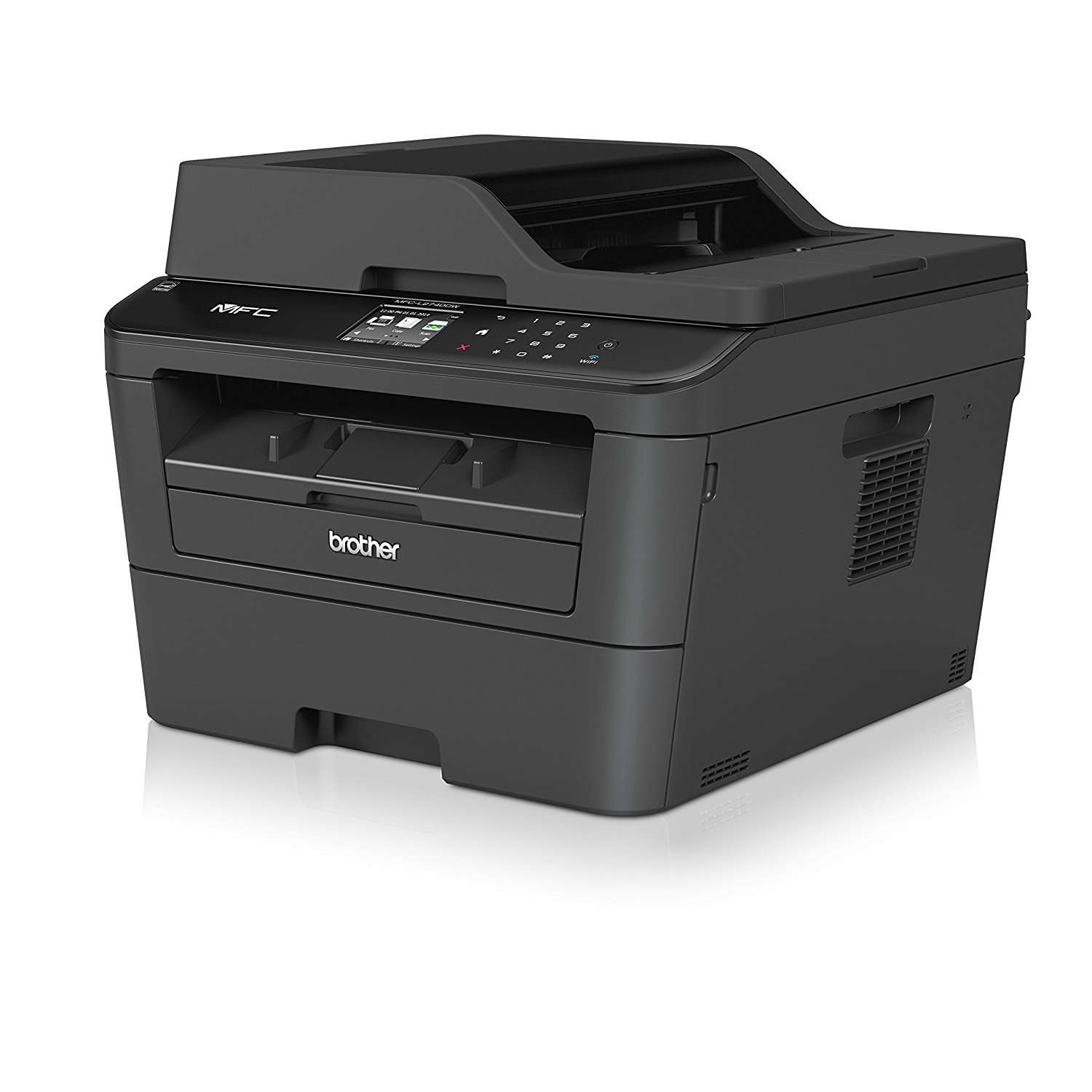 Brother MFCL2740DW Wireless Monochrome Printer with Scanner, Copier and ...