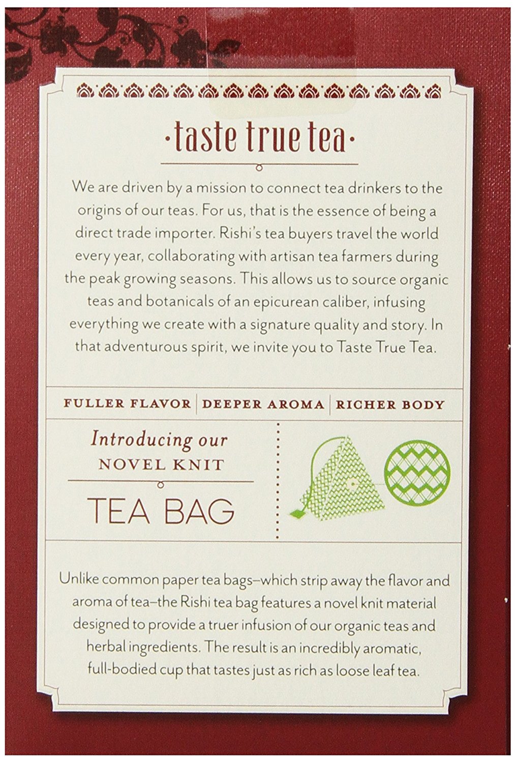 Rishi Tea Organic English Breakfast Tea Bags, 15 Count (Pack of 6) N5 ...