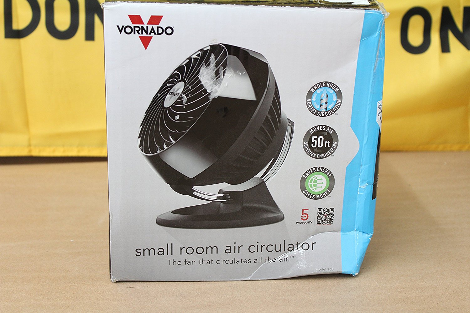 Vornado 160 Small Room Air Circulator Fan Black N3 free image download