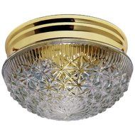 Boston Harbor F14BB01-80033L 2-Light Flush Ceiling Fixture, Brass by Boston Harbor