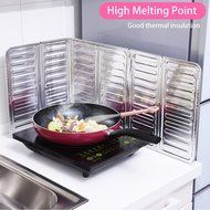 Kitchen Oil Splash Guard Cooking Cover Anti Splatter Shield Oil Removal Scald Proof Board High Quality Silver... N2