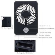 Momoday&reg; Electric Personal Fan Mini Air Conditioner Portable fan Rechargeable Fan 3 Speeds Desktop Summer Cooler... N16