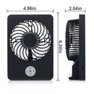 Momoday&reg; Electric Personal Fan Mini Air Conditioner Portable fan Rechargeable Fan 3 Speeds Desktop Summer Cooler... N17