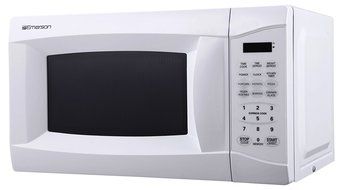 Emerson MW7302B, 0.7 CU. FT. 700 Watt, Touch Control, Black Microwave Oven