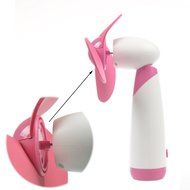 1 X KLOUD City&reg;Pink Personal Hand-held/Portable Battery Operated Mini Air Fan for Home and Travel N4