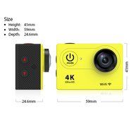 Daretang(tm) H9 2.0 Inch 170 Degree 6g Ultra-wide Angle Lens 4k Ultra-hd 30-meter Waterproof Wi-fi Sports Diving... N6