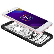 iPhone 7 Plus [5.5''] Case, JIAMY Mint Mandala Totem Series Hybrid Protective Case with Soft TPU Bumper + Hard... N4