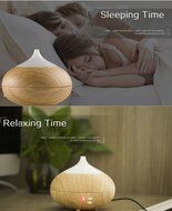 SanSiDo Humidifier Aromatherapy Essential Oil Diffuser 300ml Cool Mist Humidifier Ultrasonic Essential Oil Diffuser... N7