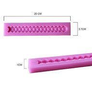 1pcs Long Size Necklace Shape Silicone Mold, for Fondant Cake Mold, Bakware Tools, Soap Mold ,Sugar Tool N2