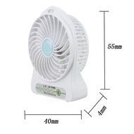 Mini Lithium Battery Fan Summer Portable Super Big Wind Operated Desk Small USB Rechargeable Battery Powered Handheld... N10