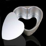 Heart Shape Non-Stick Metal Cake Pan Mould With Drop Bottom Bake Tool
