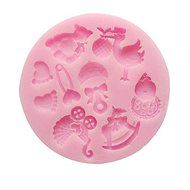 Genenic 3D Fondant Candy Baby Footprint Animal Mould Mold Cake Decorating