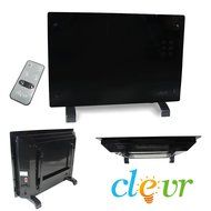 NEW LCD Glass Panel Heater 1500W 28" Silent Compact Wall Mount Heater