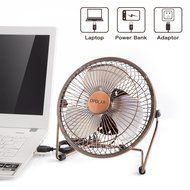 OPOLAR F501 Desktop USB Fan with Upgraded 6 Inch Blades, Enhanced Airflow, Lower Noise, Metal Design, USB Powered... N19