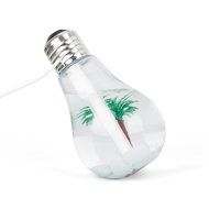 Veesee Creative Bulb Humidifier Small Atomizer Aromatherapy Colorful USB Mini Desktop LED Night Lights Essential... N3