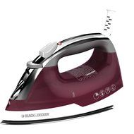 Black &amp; Decker IR14V Quick Press Iron, Burgundy/White