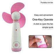 Intsun Handheld Portable Battery Operated Cooling Mini Fan Electric Personal Fans for Home and Travel (blue) N5