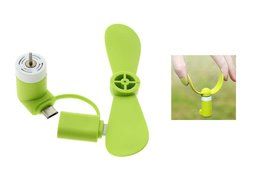 DShop Portable Micro USB and 8 Pin Lightning Mini Phone Fan Dock Handy Cooler Cooling Flexible Personal Mini Fan... N2